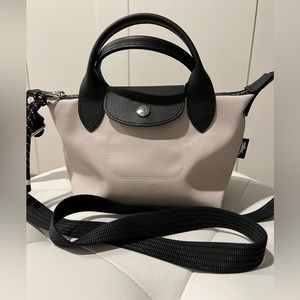 NEW Longchamp Le Pliage Energy Top Handle Extra Small with Crossbody strap